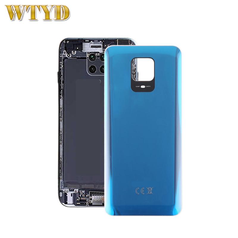 Для Xiaomi Redmi Note 9 Pro Индия Стеклянная Задняя Крышка Аккумулятора Запасные Части Телефона