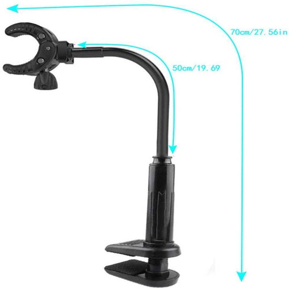 Adjustable Clamp Hair Drye Holder Hands-Free Hair Dryer Bracket Rotatable Pet Grooming Shelf