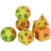 DND Dice 7pcs Luminous Polyhedral D4-D20 Dice for DND RPG Table Game