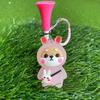 1PC Golf Tees with Glowing Light Random Color, Cute Cartoon Doll Design Golf Ball Holder, Prevent Loss for Golf Training