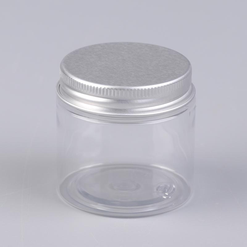 Empty Plastic Cosmetic Makeup Jar Pots Transparent Sample Bottles Eyeshadow Cream Lip Balm Container