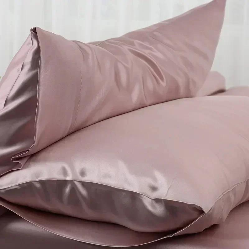 1/2/4pcs 100% Natural Mulberry Silk Pillow Case Real Silk Protect Hair Skin Pillowcase Any Size Customized Bedding Pillow Cover