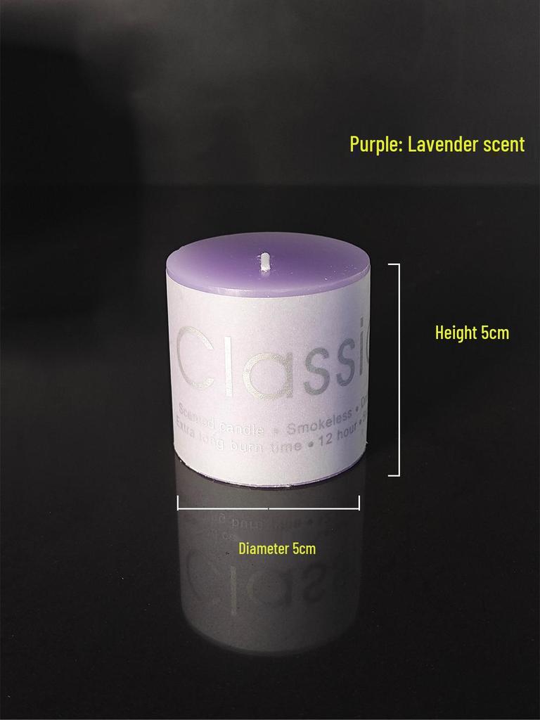 Набор из 3 ароматерапевтических свечей с подсвечниками – Бездымные, ароматные, идеальны для экстренных ситуаций или романтических случаев.