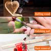 Sanding Drum Set #80-#600 Grit 132/192/384/528 Pcs Sanding Mandrel for Dremel Rotary Tools Abrasive Tools Sanding Band Polishing