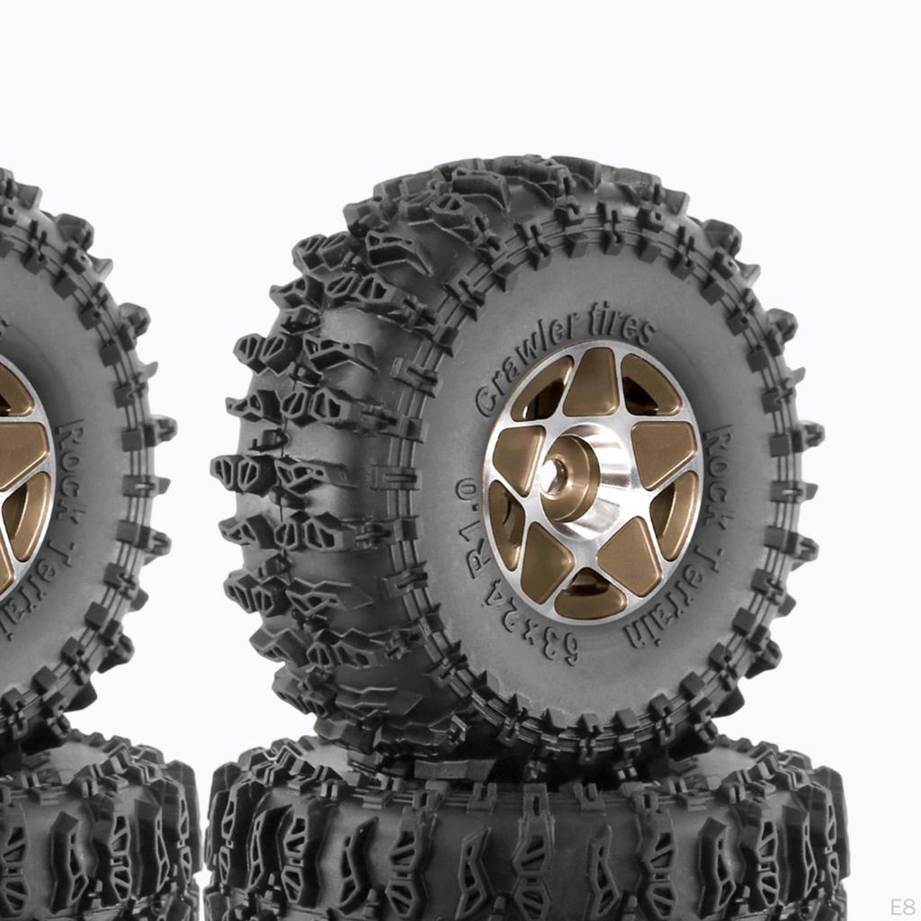 4 шт. 1/18 1/24 RC Шины Раллийные шины Износостойкость Обновление Колесный комплект для SCX24 Fcx24