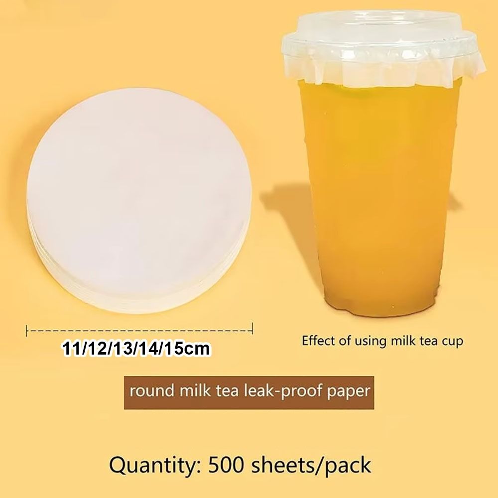500 шт. одноразовая герметичная бумага для чая с молоком герметичная пленка упаковка для еды на вынос запечатывание