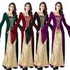 Large Halloween Costume: European Medieval Court Queen for Masquerade Party or Performance