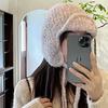 Winter Atmosphere Knitted Wool Hat Women Autumn and Winter Warm Cycling Ear Protection Flying Hat Skiing
