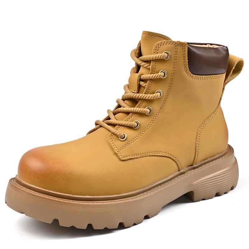 Fashion Men Designer Anti-Slip Basic Boots High Top Casual Sneakers Outdoor Thick Sole Mens Walking Boots Style All-match Men's Boots