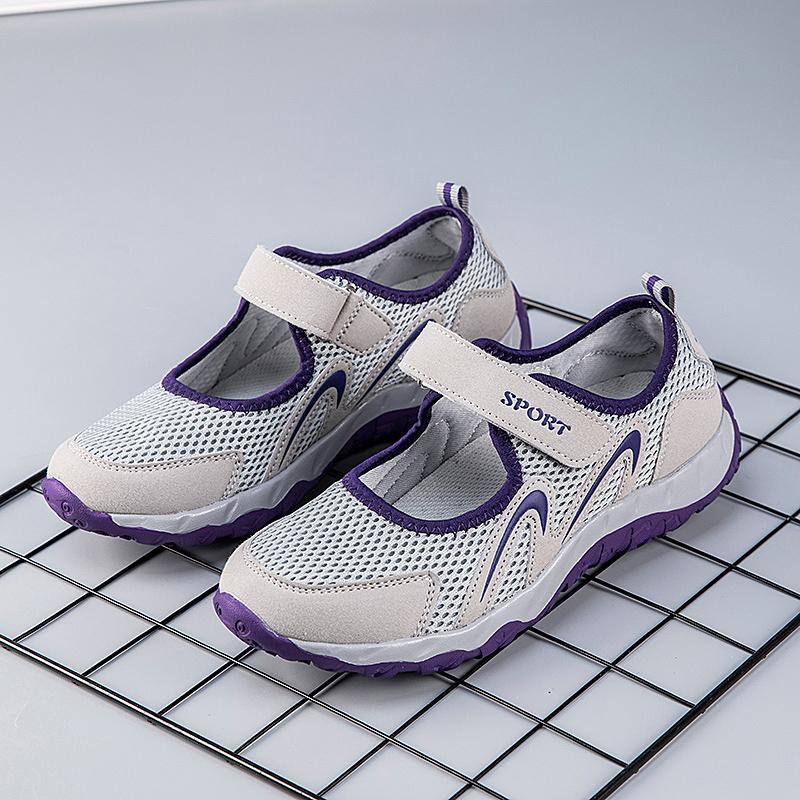 Модные женские кроссовки, балетки, повседневная обувь, удобная сетчатая женская обувь с нескользящей подошвой, летняя дышащая обувь для ходьбы