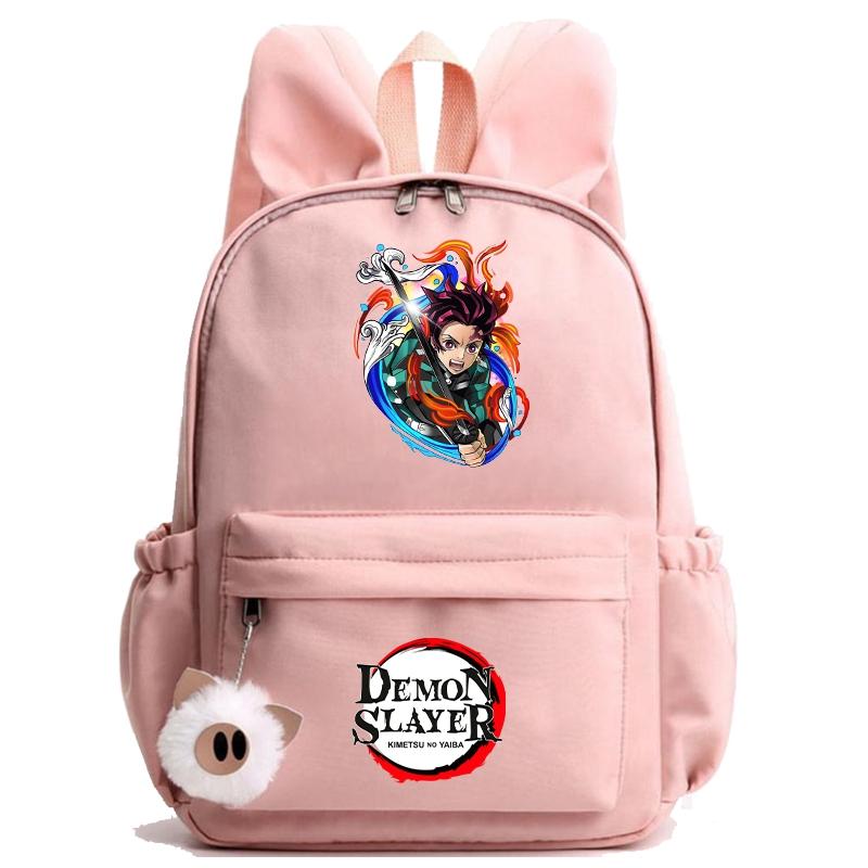 Рюкзак «Убийца демонов» в стиле аниме, рюкзак для девочек и мальчиков, школьный рюкзак для школы, сумка для книг для мужчин и женщин, дорожная сумка для отдыха Mochila