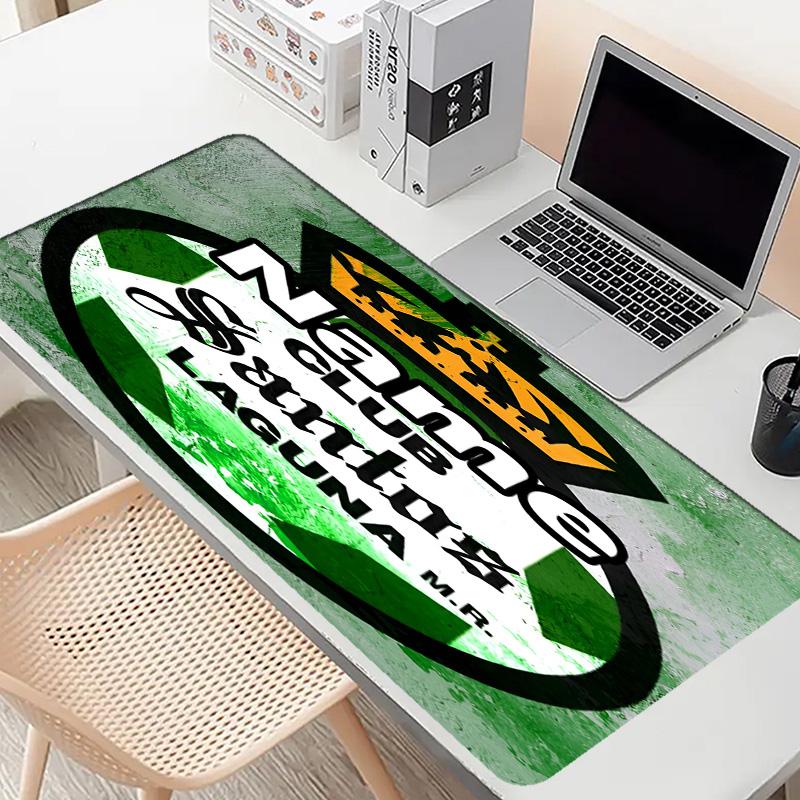 Custom Name Personalized Club Santos Laguna Pattern Mousepad, Laptop PC Desk Mat, Decorative Desk Mat for Home Keyboard Pad Gift