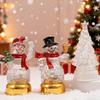 Рождественское украшение Снеговик Ночник Светодиодный настольный декор Милая фигурка снеговика для праздничного подарка Рождественская вечеринка Домашний офис Декор