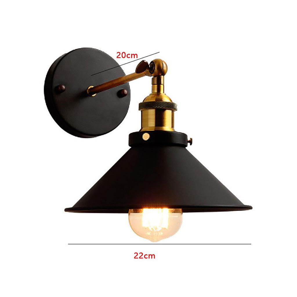 American Style Wall Lamp Industrial Style Iron Art Creative Balcony Corridor Corridor Bar Bedroom Retro Wall Lamp