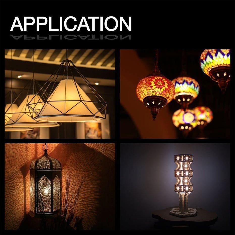 4 шт. ультраяркая светодиодная лампа E12 E14 AC220V 2 Вт 4 Вт, нить накаливания, светодиодная лампа на 360 градусов, заменяет галогенную люстру 40 Вт