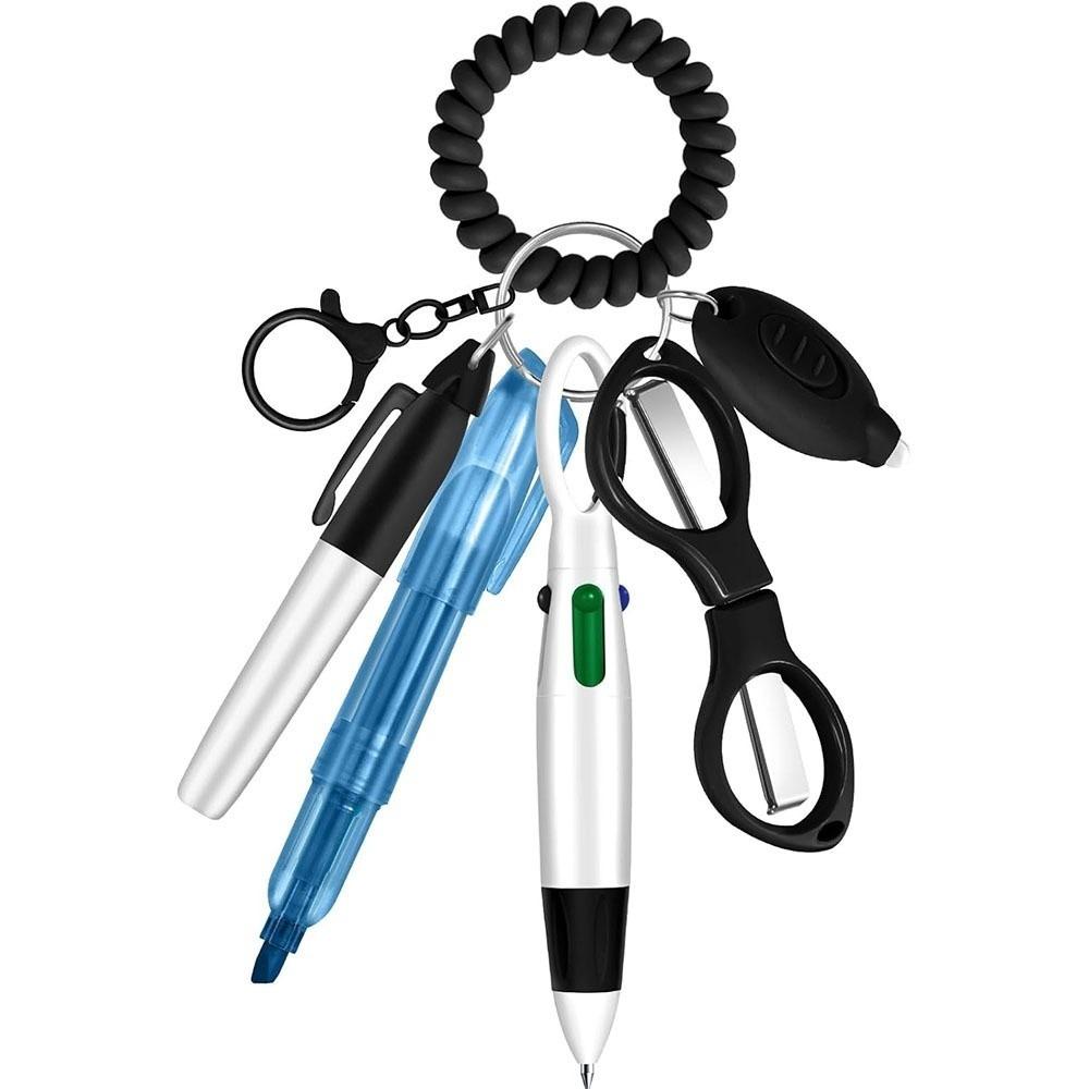 Portable Nurse Badge Set Lanyard Keychain Nurse Badge Clip Accessory New Nurse Pen Pack Gift