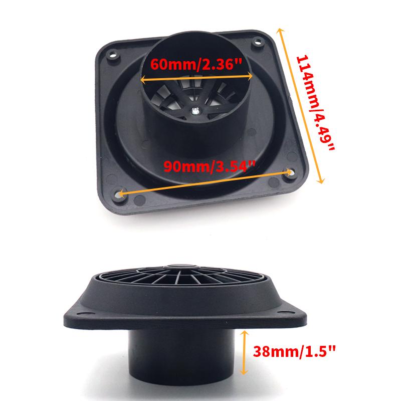 Дизельный обогреватель 60 мм/75 мм/90 мм, воздуховод для кондиционера, теплый воздуховод с вентилятором для Webasto, автомобиля, грузовика, кемпера, фургона