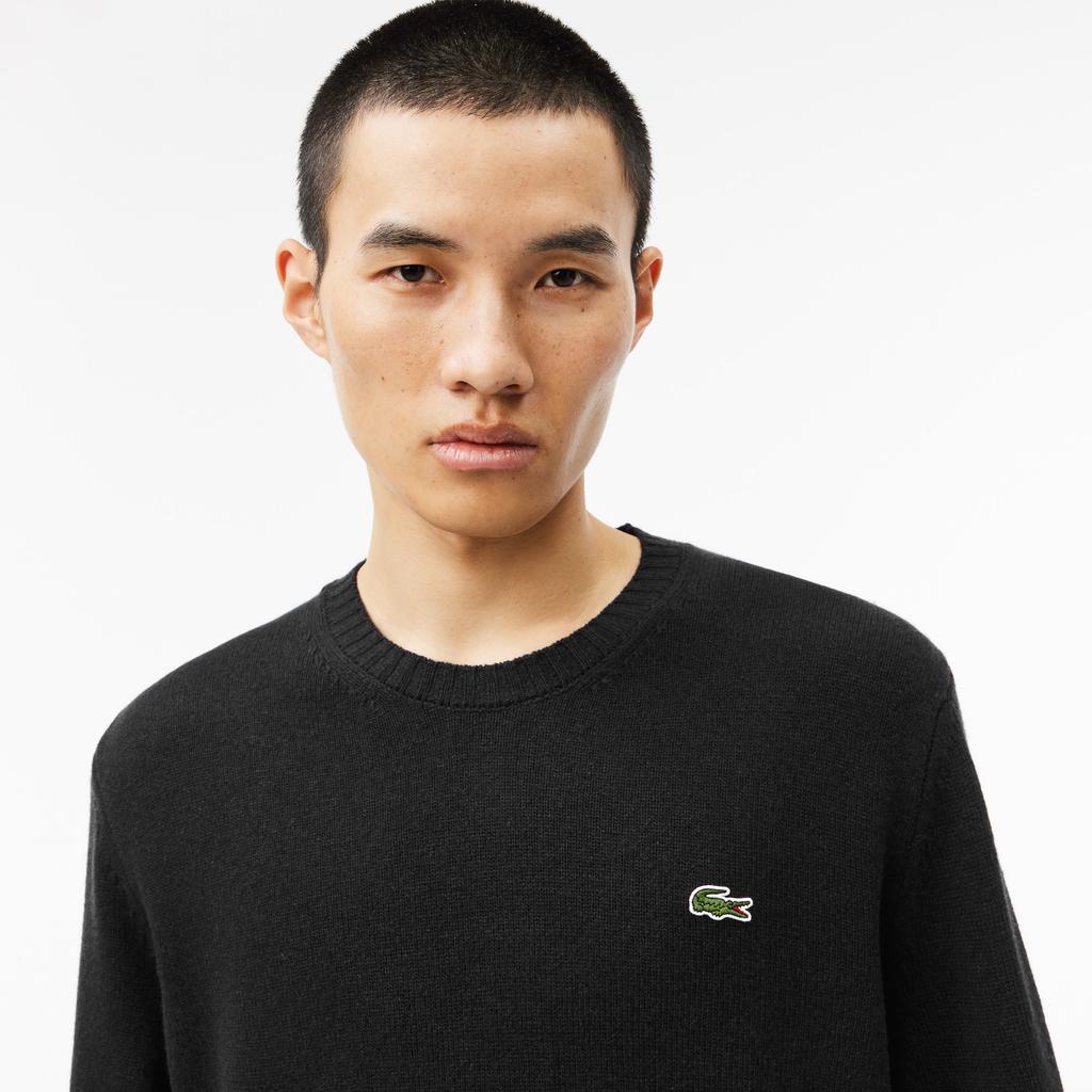 LACOSTE Logo Patch Crewneck Sweatshirt AH2916-031