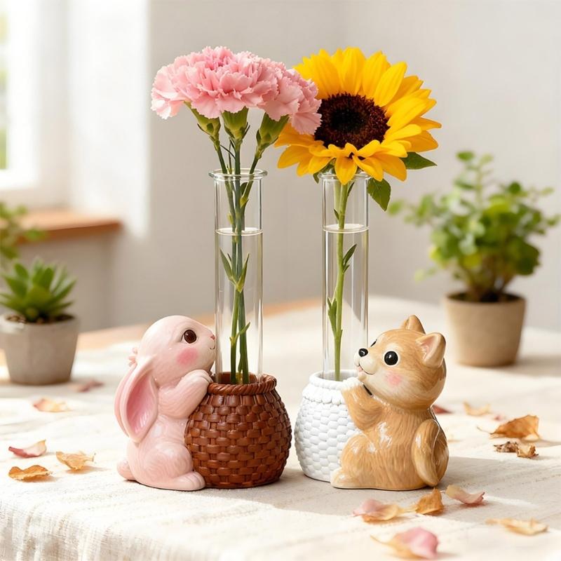 Resilient Silicone Crafting Mold For Creative Test Tube Vase Resin Hydroponic Flowerpot Display Base Home Accent