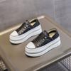 Leather Little White Shoes Women's Spring New Sports Little White Shoes Women's Versatile Thick-soled Heightening Casual Shoes Board Shoes