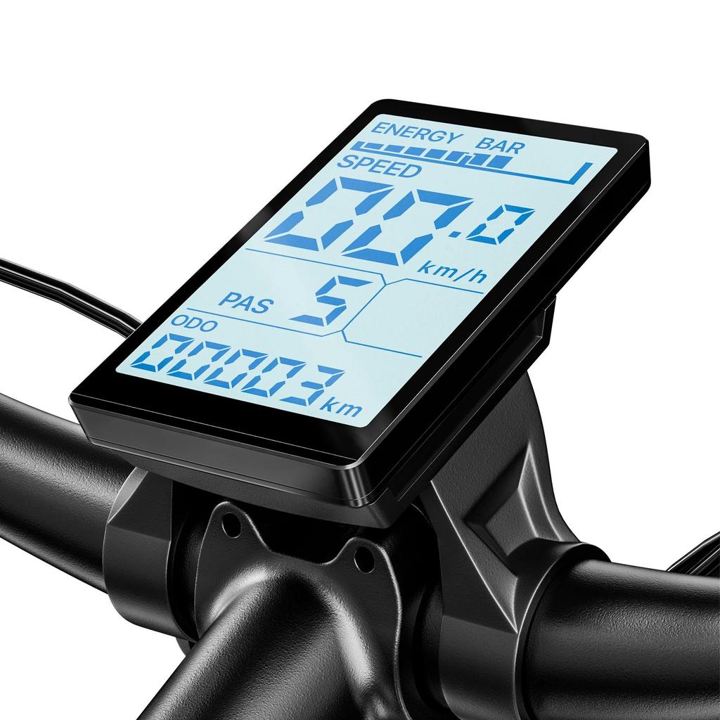 Shengmilo MX06 1000W(Peak) Electric Road Bike Up To 42km/h, 48V17.5Ah Samsung Battery, Shimano 7-Speed, Disc Brakes, 26" City E-Bike with Rear Rack