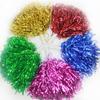 1PCS Cheerleading Pom Poms With Straight Handle     Cheering Props For Aerobics Dancing School Sports Game
