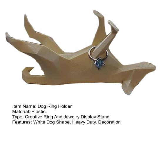Держатель для колец в виде собаки для мужчин и женщин, органайзер для колец, подставка для дисплея, офис