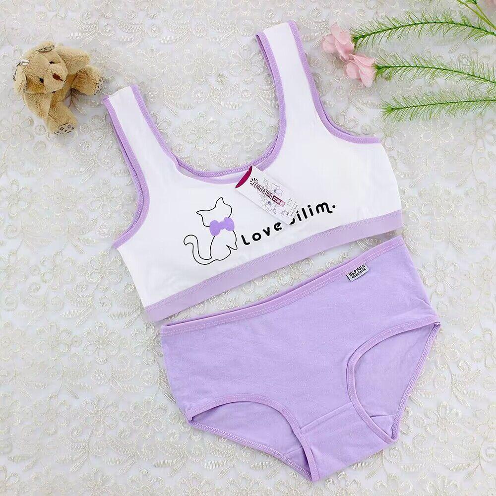 Bra for Kids Cotton Training Bra Girls Teens Underwear 8-14Years