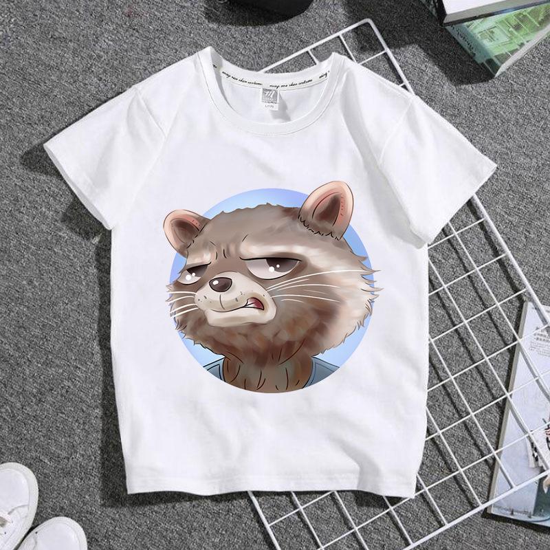 Childrens Tshirt Qversion Doctor Strange Pure Cotton Printed Round Neck Parent Child Wear Unisexs and Womens Short Sleeves