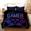 Digital Printing Gamepad Bedding Four-Piece Set Three-Piece Set Bed Sheet Quilt Cover