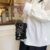 Блестящая сумка-кроссбоди для телефона Мини-сумка на плечо со стразами и цепочкой Маленькая сумка-кошелек для телефона для женщин и девушек Вечеринка Свидание Повседневное использование