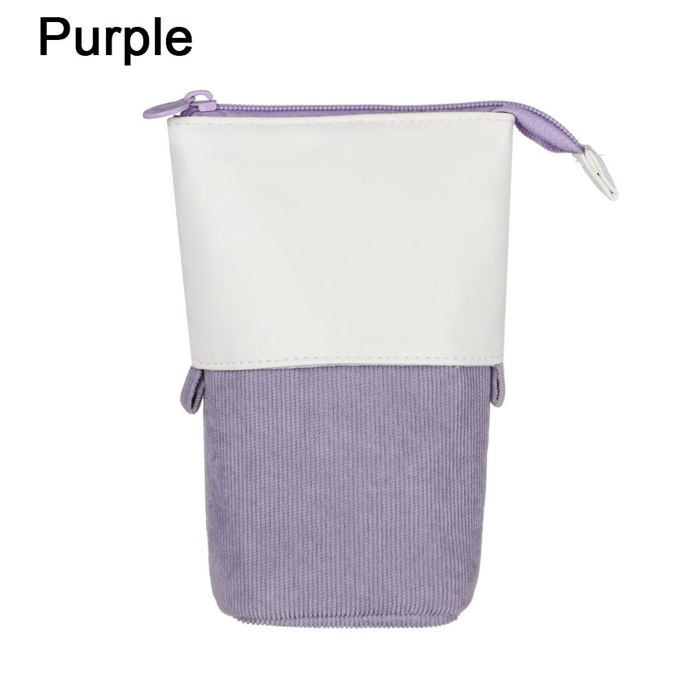 Канцелярские принадлежности Большая вместимость Телескопическая сумка для ручек Пенал Косметичка Коробка для хранения на молнии