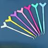 10Pcs Reuseable Plastic Eyelash Perming Stick Tool Eyelash Extension Y Shape Comb Lash Lifting Curler Applicator Make Up Brushes