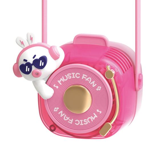 Small Fan Cartoon Duck Rabbit Bear Element Camera Design Hanger Fan Multi-Speed Wind Adjustment Low-Noise Motor Cooling