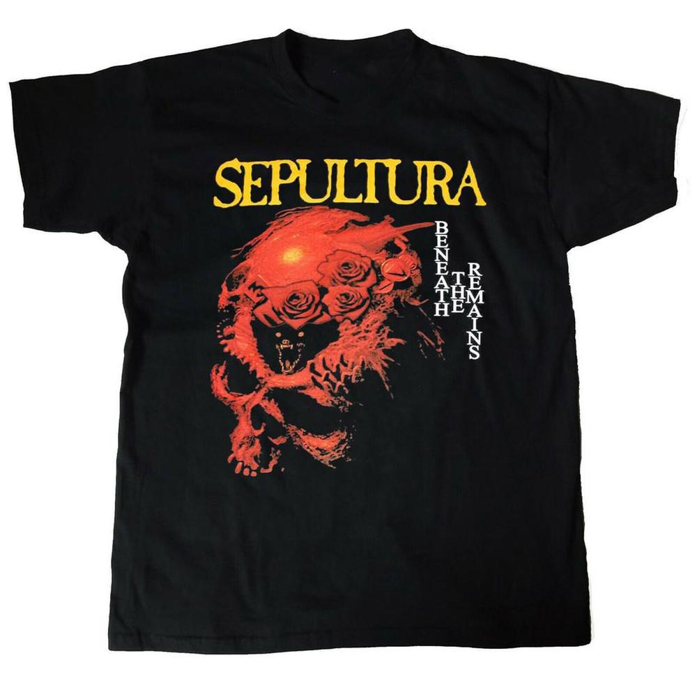 Sepultura Beneath The Remains 1989 T-Shirt Cotton Unisex Tee S-4Xl VN807 Unisex T-Shirt