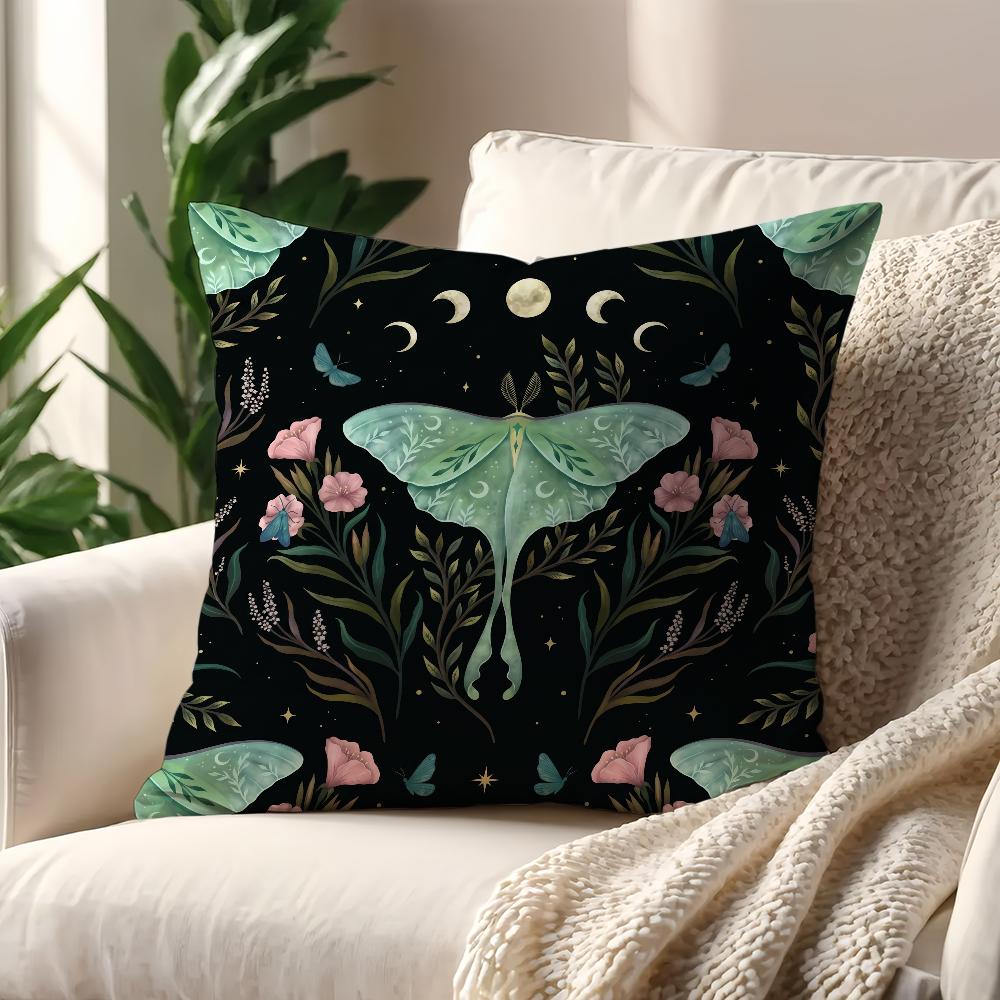 Magic Psychedelic Moon cushion cover For Pillow Printing Sofa Decoration Home Car Room Coffee Shop Office Nordic Simplicity