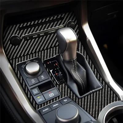 Для Lexus NX 200 200t 300h Автомобильные аксессуары Рулевое колесо Кнопочная панель Украшение карбоновой отделки салона Наклейки для автомобиля 3D Patch