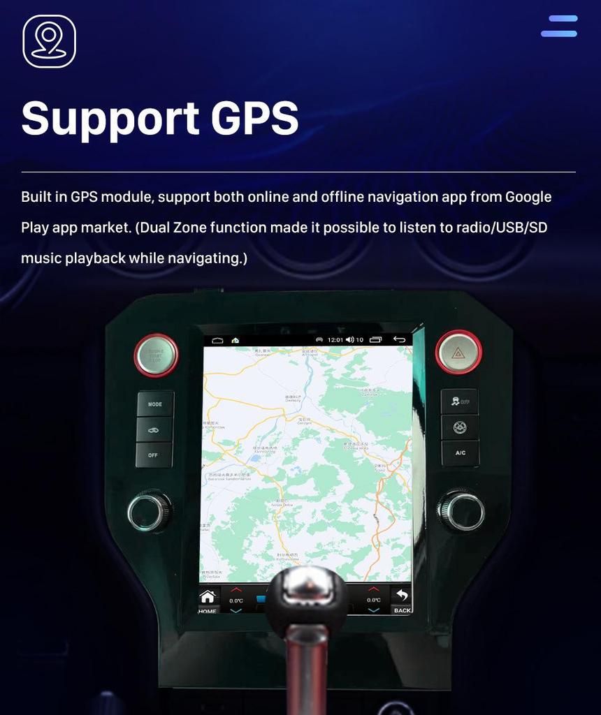 Ford Mustang (2015-2021) QLED HD Bluetooth CarPlay Android DVD Navigation System