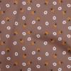 Cotton Poplin Brown Fabric Bird Ladybird Sewing Craft Projects Fabric Prints By Yard 42 Inch
