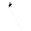 Telescopic Cat Wand Fun Comfortable Grip Detachable Feather Interactive Cat Teaser Toys Exerciser