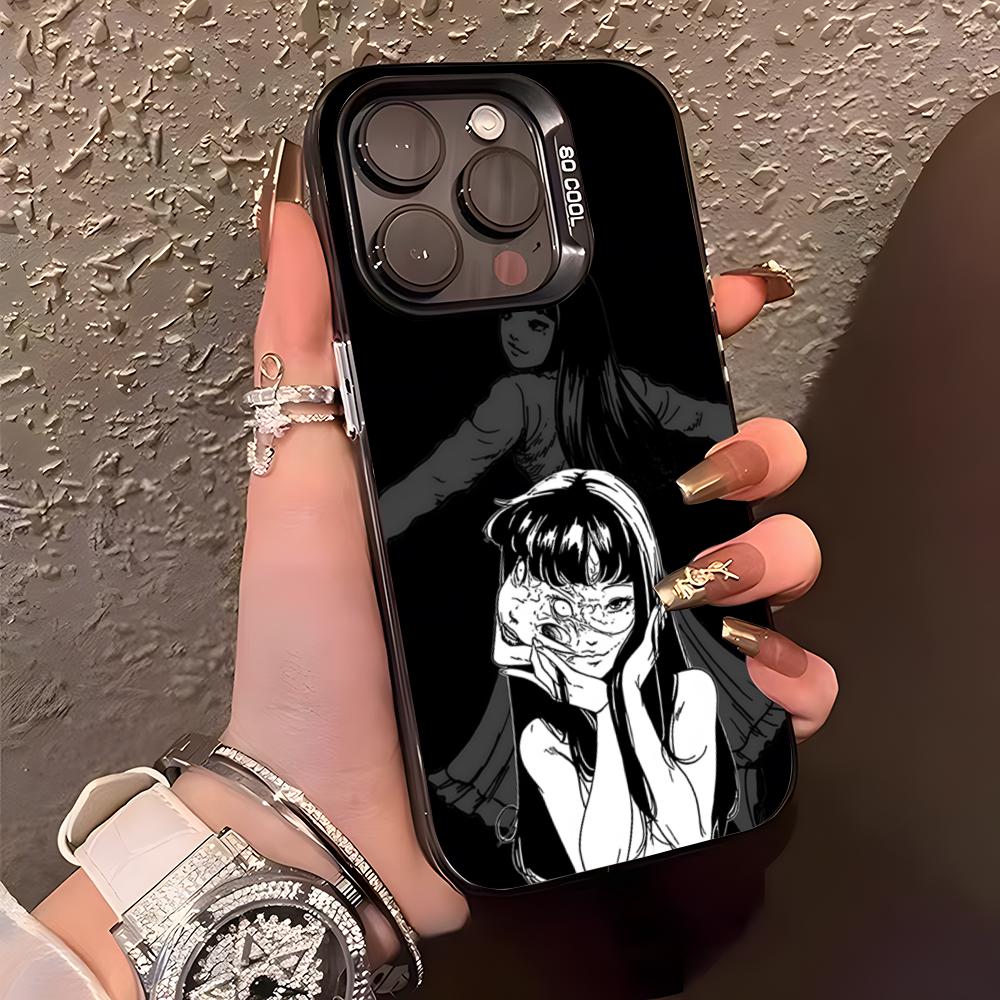 I-Ito J-Junji T-Tomie Phone Case For IPhone17 Air 16 15 14 Plus 13 12 11 Pro XS Max Silver Black Bumper Case