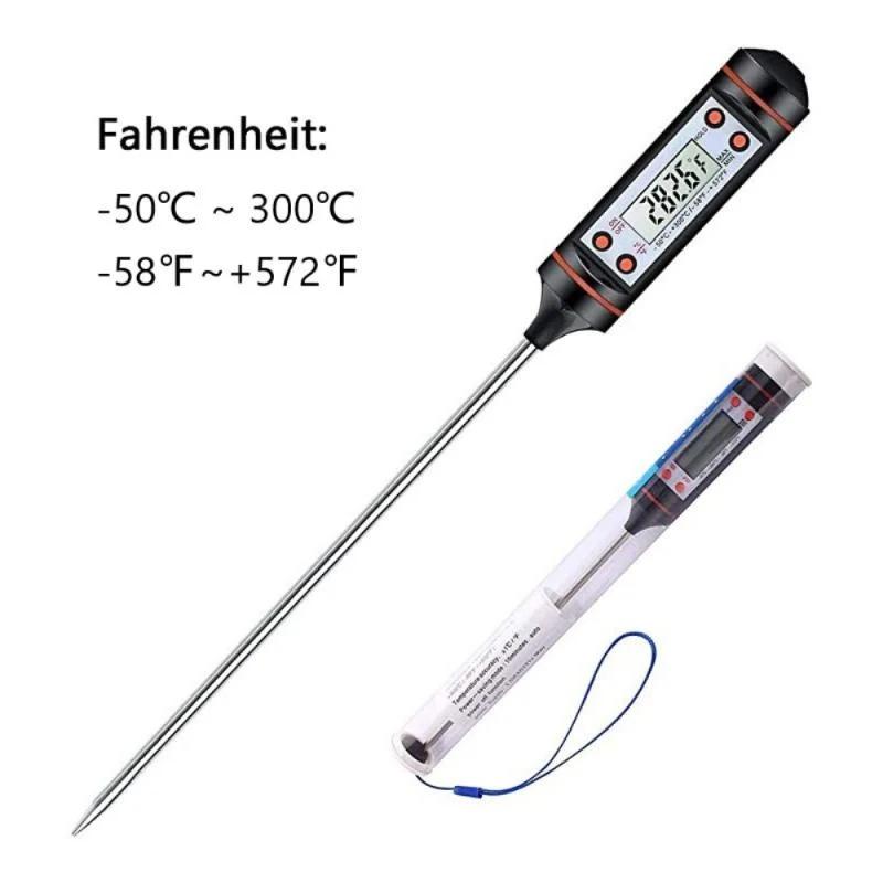 Digital Meat Thermometer Cooking Food Kitchen BBQ Probe Water Milk Oil Liquid Oven Digital Temperaure Sensor Meter Thermocouple