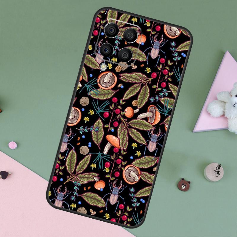 Грибной лес Для Samsung Galaxy M23 M12 M13 M14 M15 M35 M55 M34 M54 M33 M53 M31 M11 M32 M52 M06 M16 Чехол