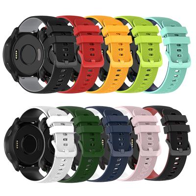 Ремешок для часов 20 мм 22 мм, силиконовый ремешок для Garmin Forerunner 55 158 245 245M 645 745, ремешок для умных часов для Huawei Watch GT 2 Pro GT3 46 мм 42 мм