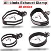 Motorcycle Exhaust Muffler Escape Clamp Carbon Fiber Hanger Bracket 90mm 100mm 120mm for Yoshimura for akrapovics for SC for TBR