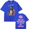 Singer Tini Stoessel Double Sided Print Tshirts Unisex Women Harajuku Fashion Aesthetic T Shirt Casual Cozy ONeck Tees Streetwear