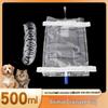 500ml Pet Urine Collection Bag with Anti-Reflux Tube - Disposable Cat & Dog Catheter