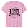 Du Bist Mein LieblingsUnisexsch TShirt GerUnisex Relationship Gift For Him And Her