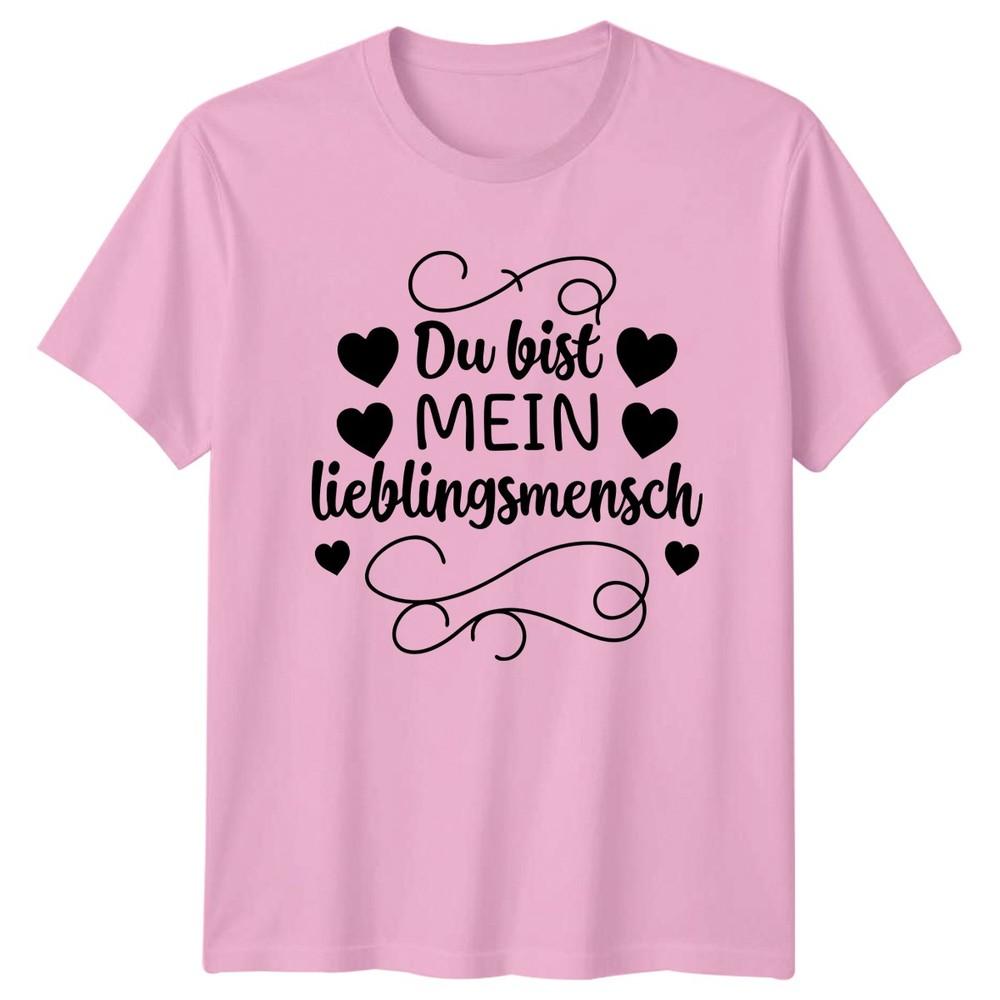 Du Bist Mein LieblingsUnisexsch TShirt GerUnisex Relationship Gift For Him And Her