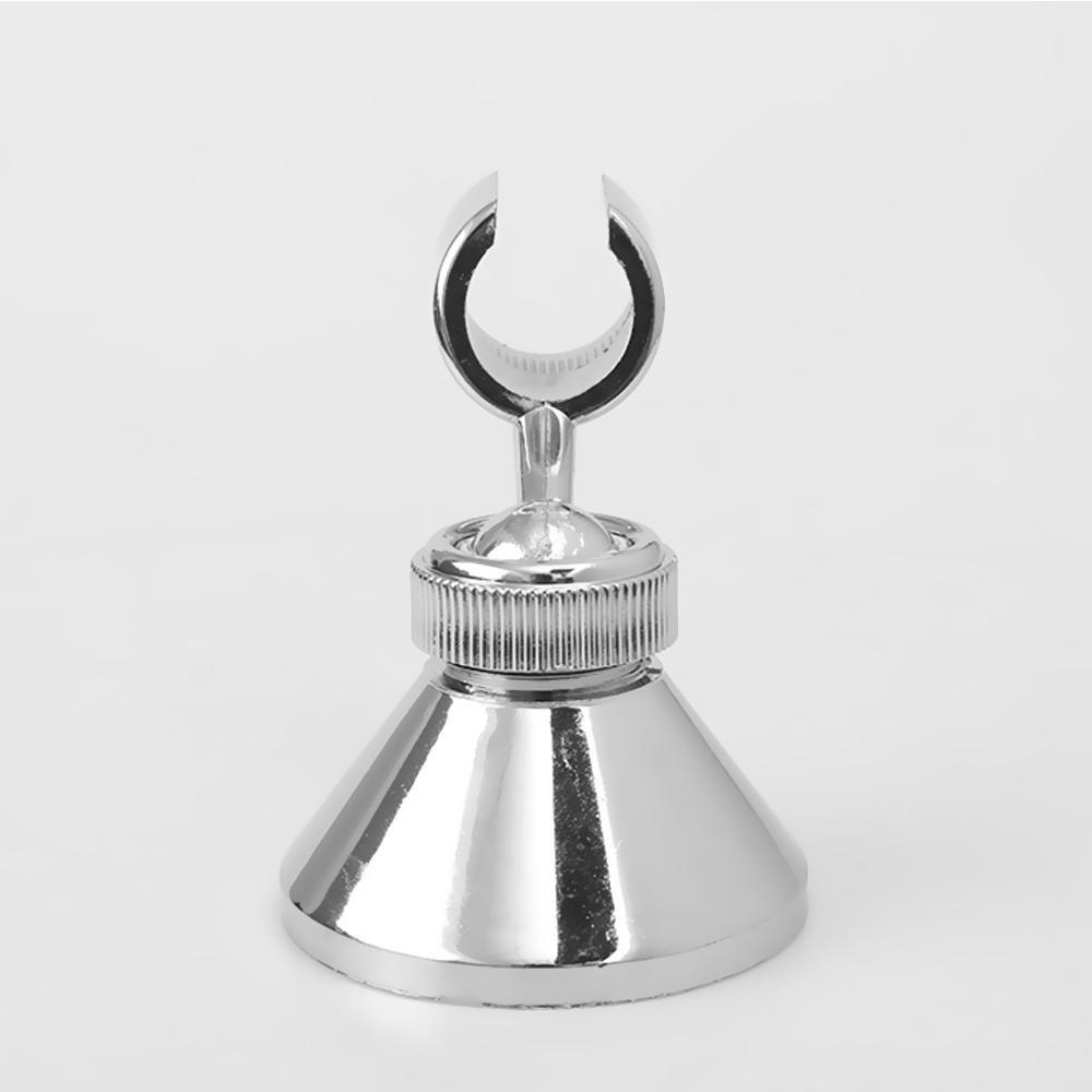Home Support Chromed Shower Head Holder Sprayer Base Wall-Mount Bracket Bathroom